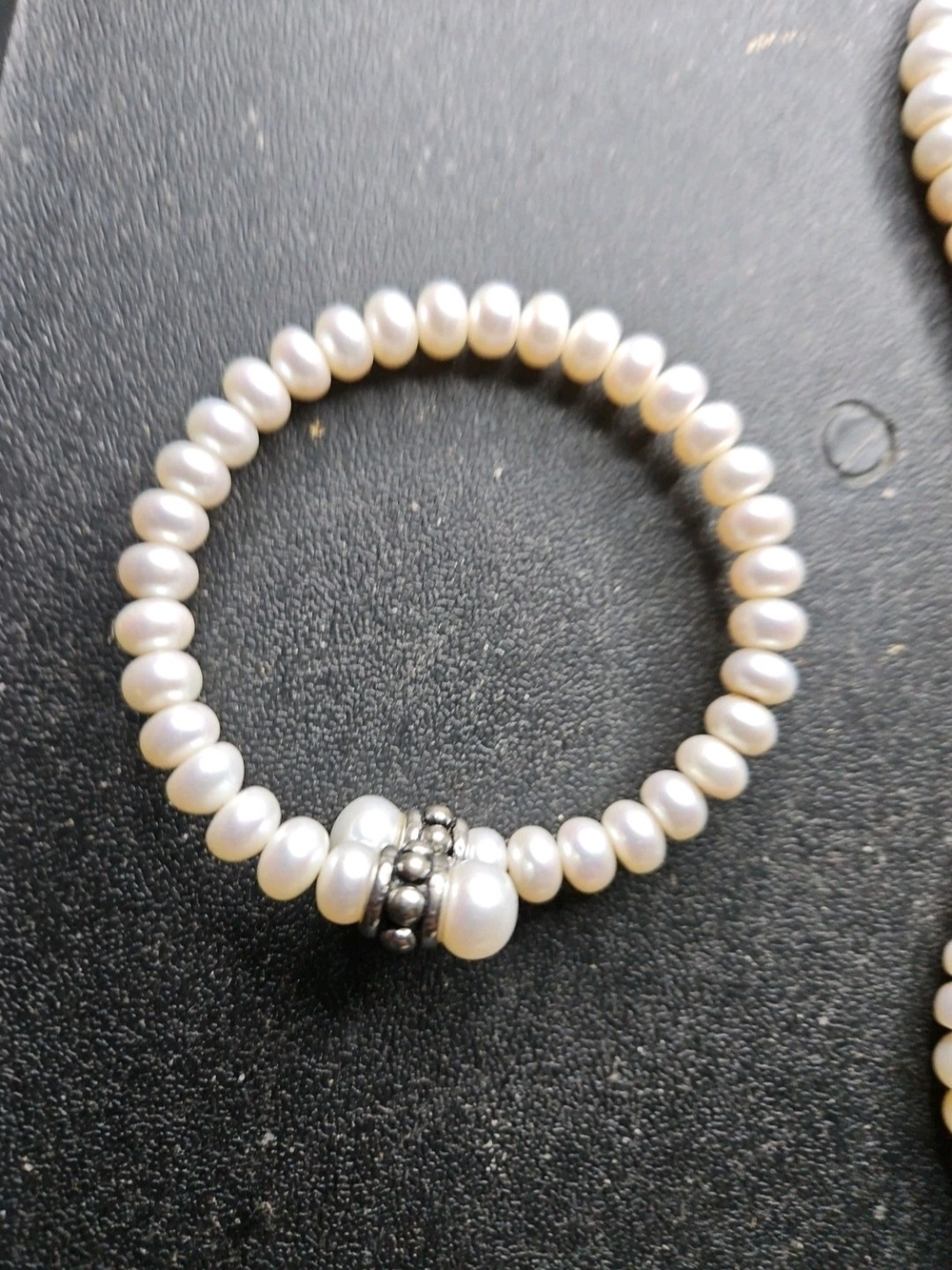 Honora Rondelle Pearl & Sterling Silver Toggle Necklace & Bypass Bracelet Set - Picture 6 of 15